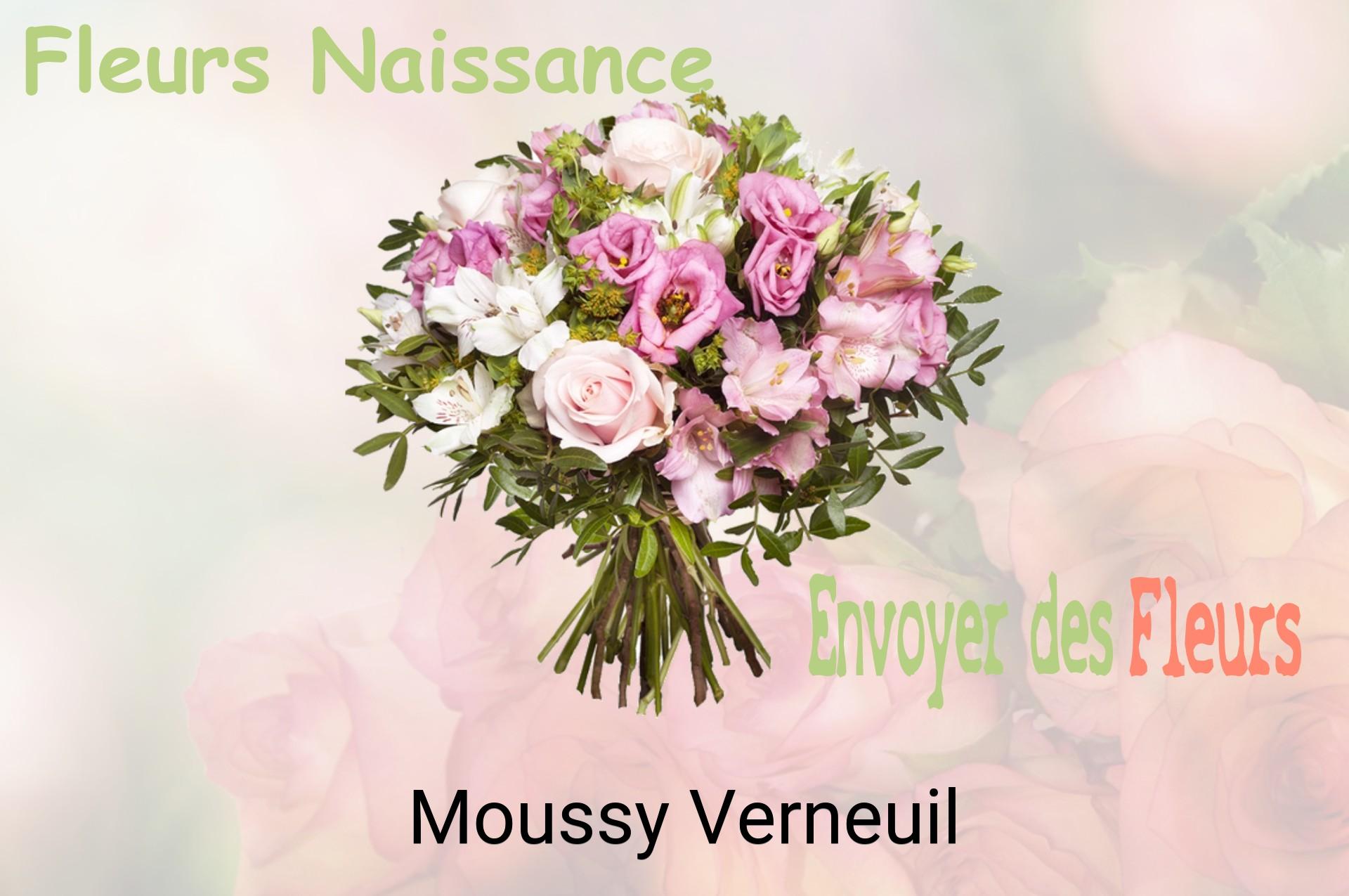 Bouquet de fleurs de naissance livré à Moussy-Verneuil